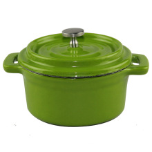 Cast Iron cookware 4-Inch Enamel Cocotte Pot